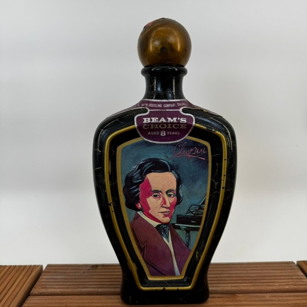 VTG Jim Beam Choice Aged 8 Chopin Kentucky Straight Bourbon Whiskey Bottle